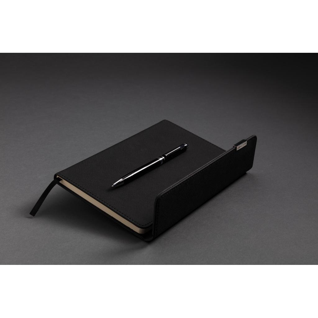 Set carnet de notițe deluxe A5 și pix Swiss Peak black