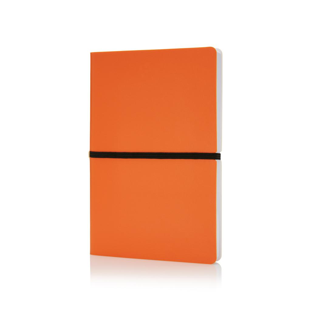 Carnet deluxe A5 cu copertă moale orange