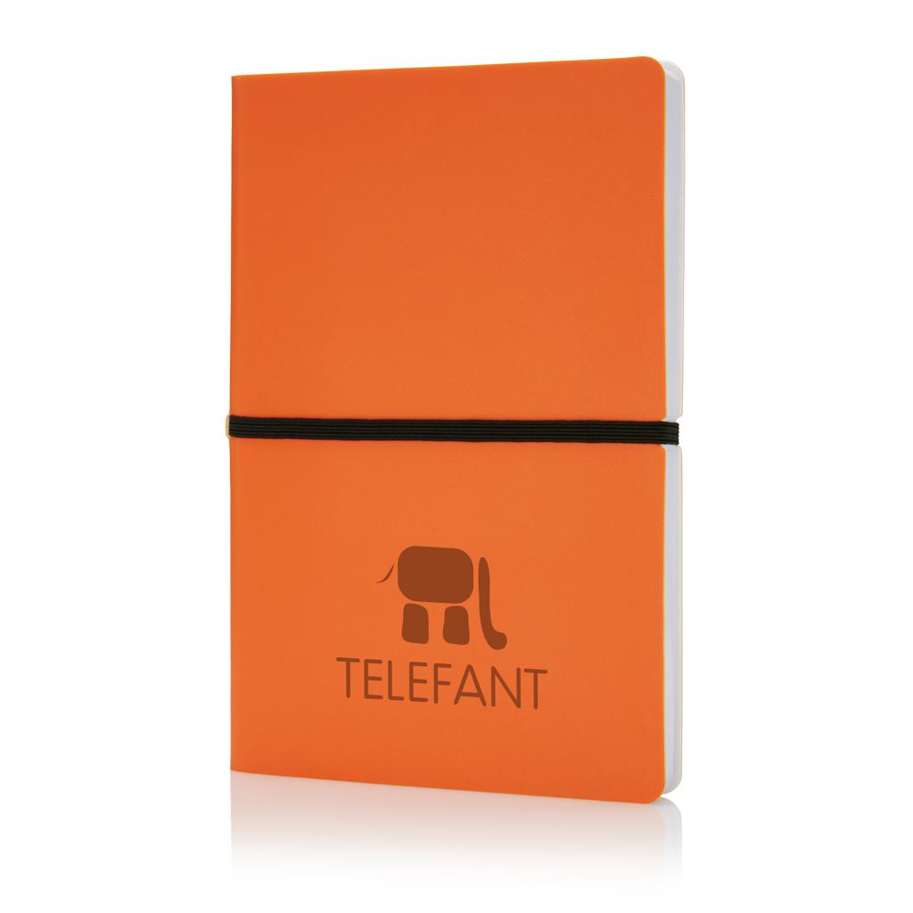Carnet deluxe A5 cu copertă moale orange