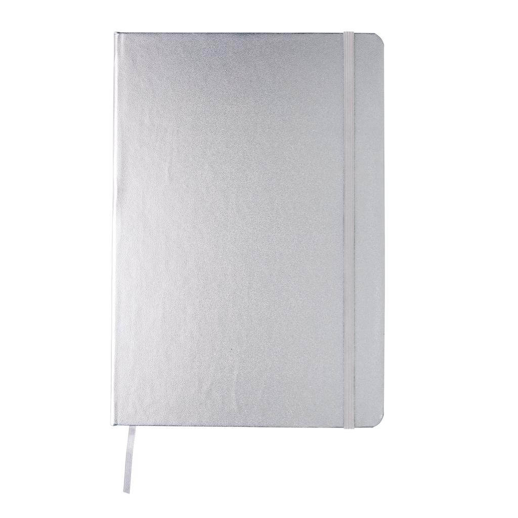 Carnet clasic cu copertă tare A5 silver