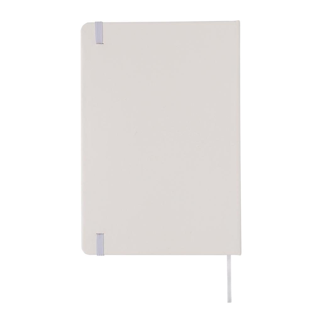 Carnet de schițe clasic cu copertă tare A5, pagini albe transparent