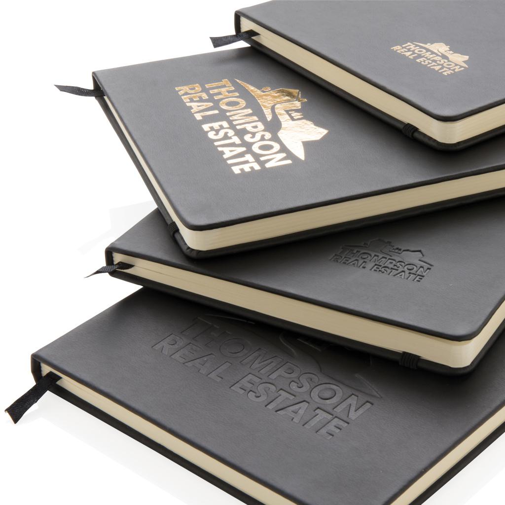Carnet deluxe A5 cu copertă tare din PU brown