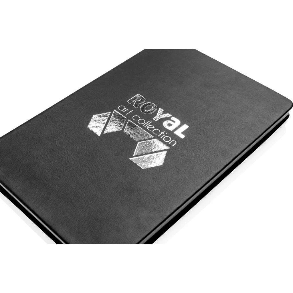 Carnet deluxe A5 cu copertă tare din PU brown