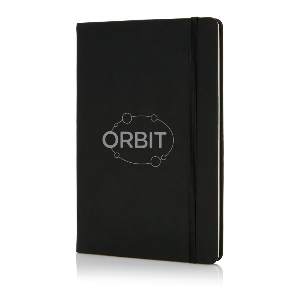 Carnet deluxe A5 cu copertă tare din PU brown
