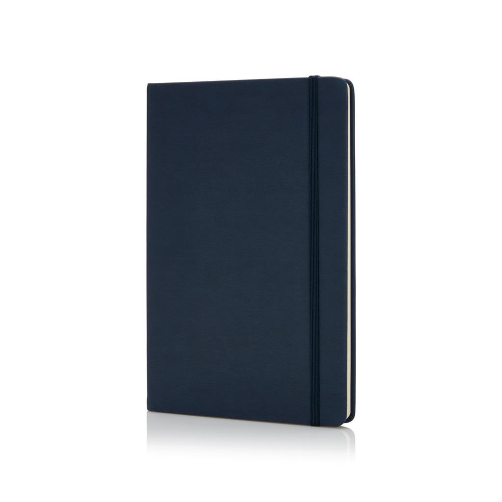 Carnet deluxe A5 cu copertă tare din PU navy