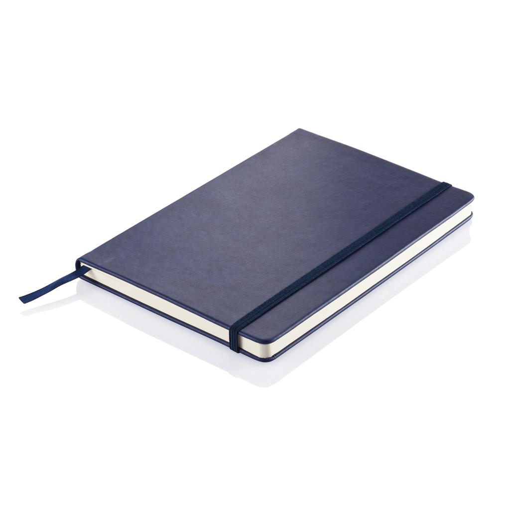Carnet deluxe A5 cu copertă tare din PU navy