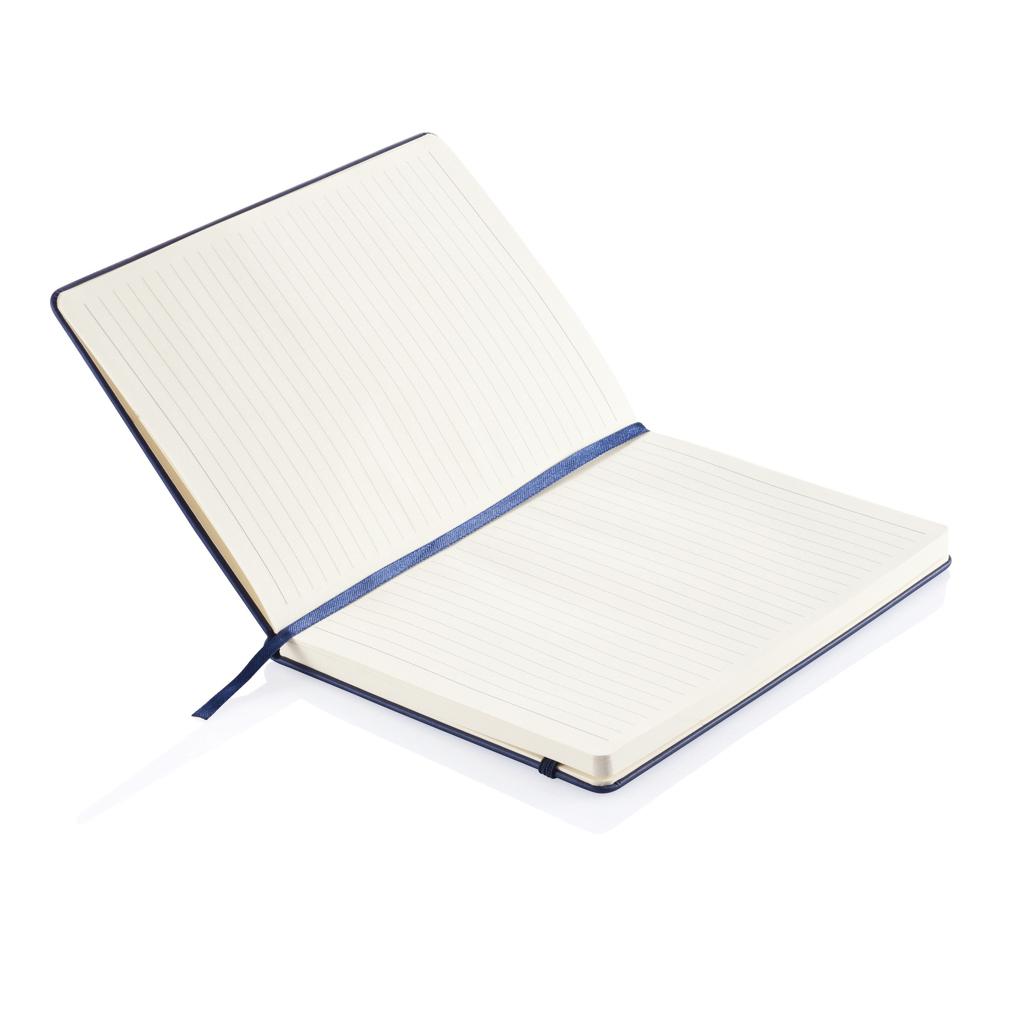 Carnet deluxe A5 cu copertă tare din PU navy