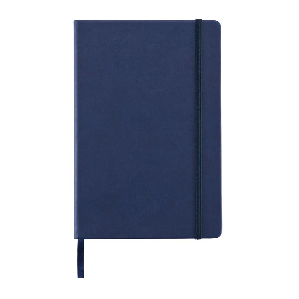 Carnet deluxe A5 cu copertă tare din PU navy