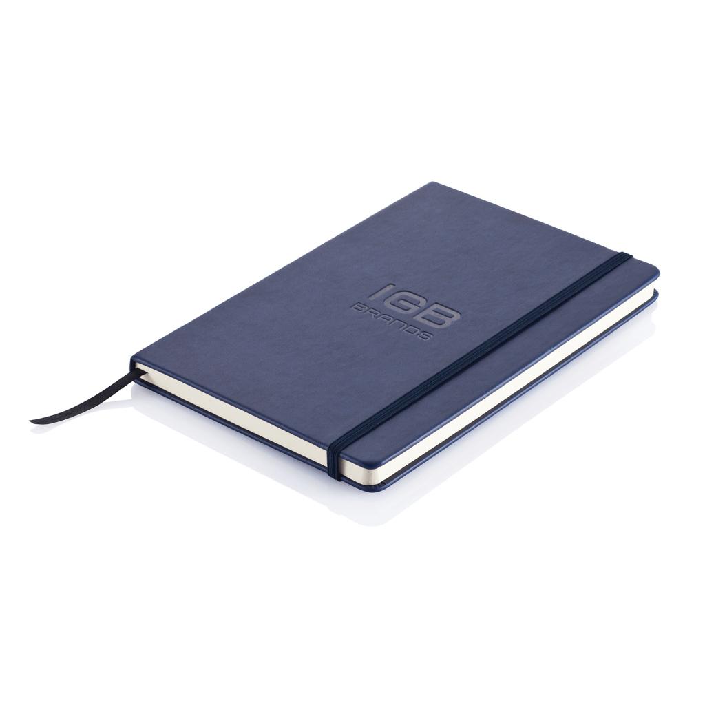 Carnet deluxe A5 cu copertă tare din PU navy