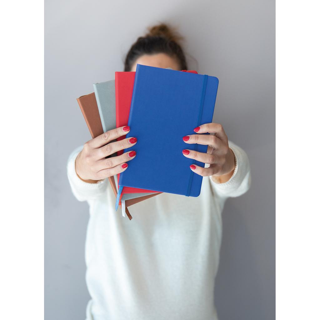 Carnet deluxe A5 cu copertă tare din PU grey