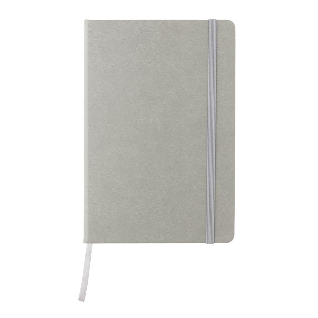 Carnet deluxe A5 cu copertă tare din PU grey