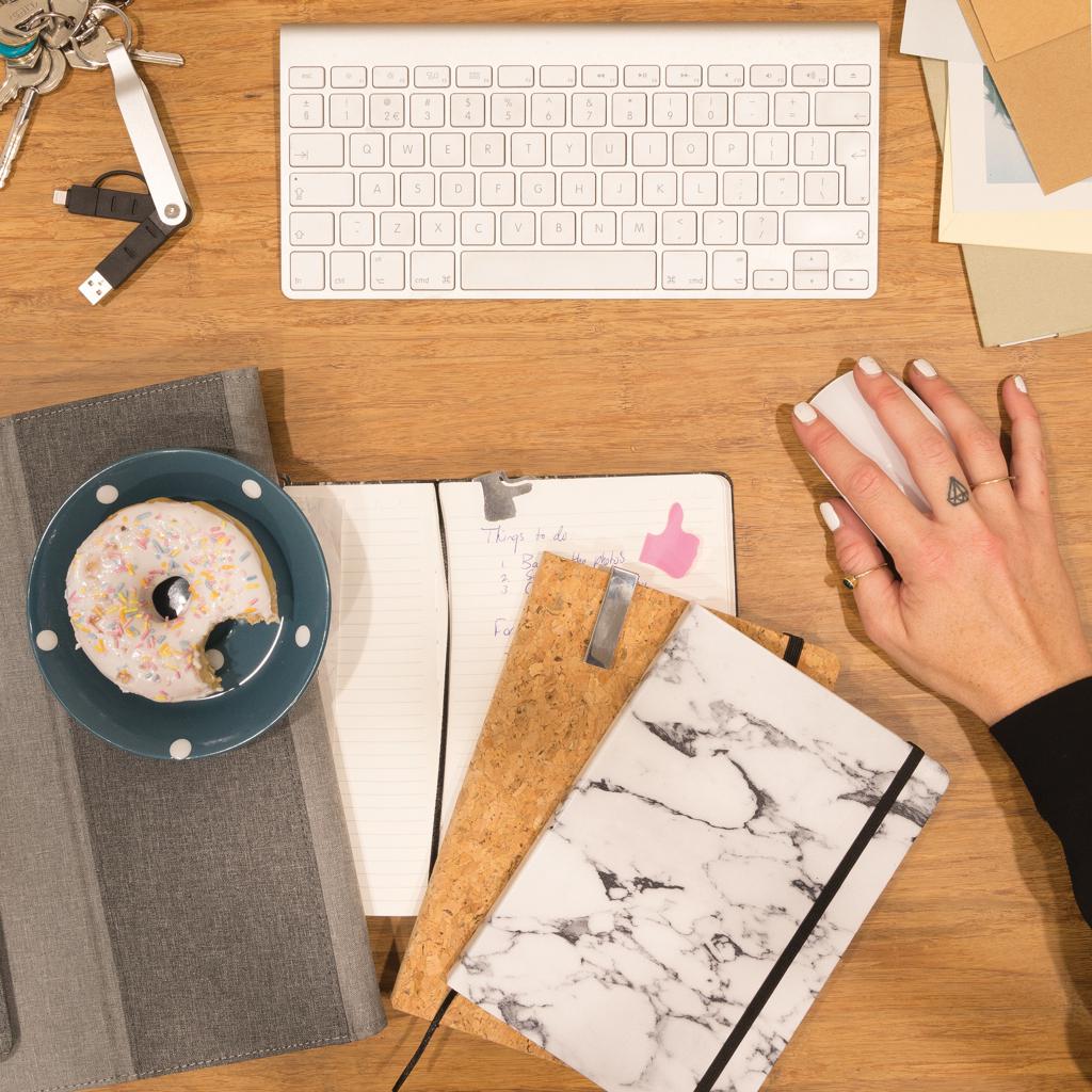 Carnet A5 cu pix din bambus, inclusiv stylus brown