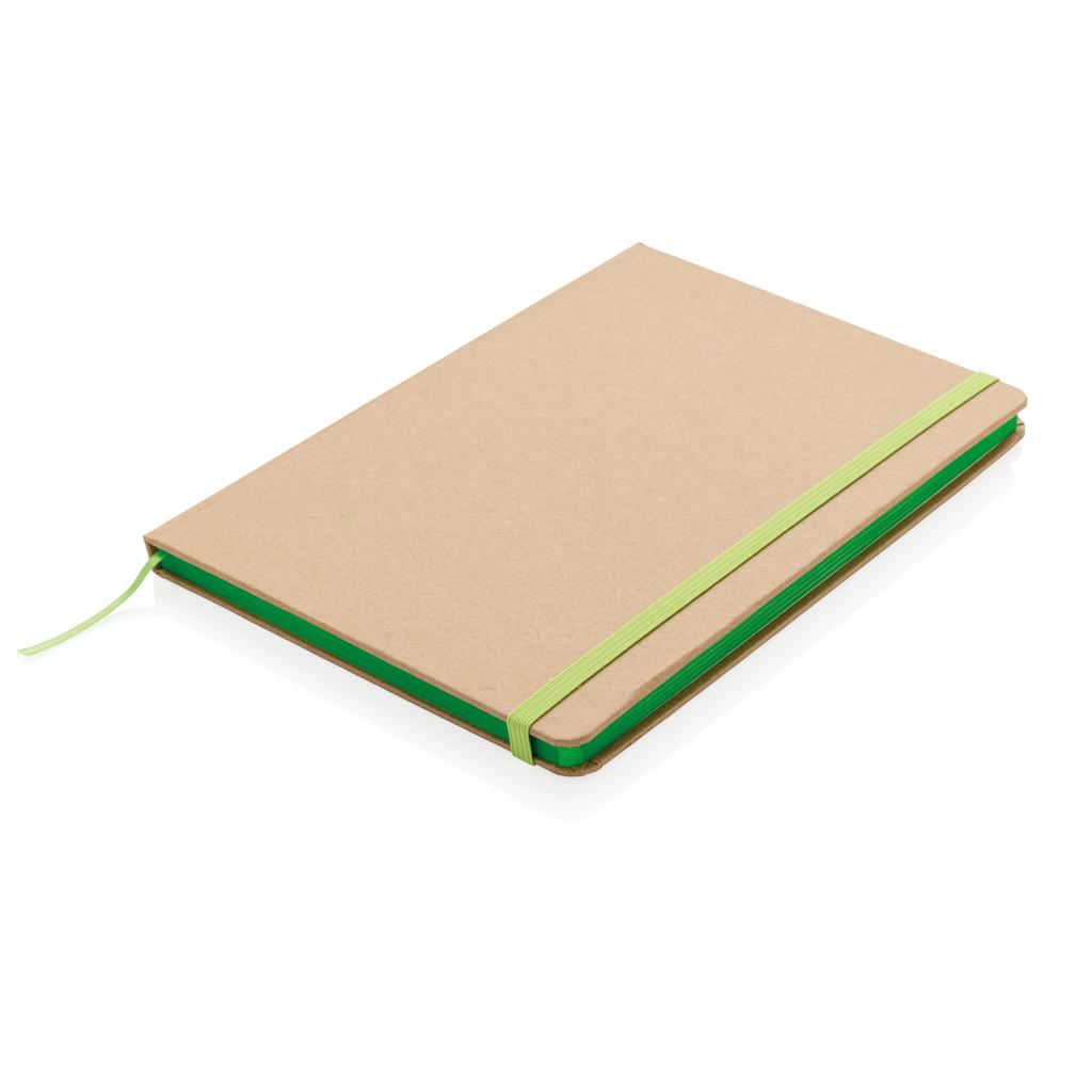 Carnet A5 din kraft green