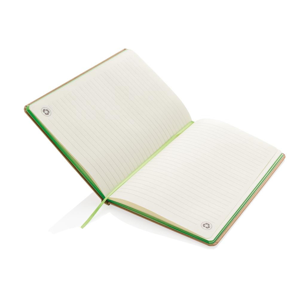 Carnet A5 din kraft green
