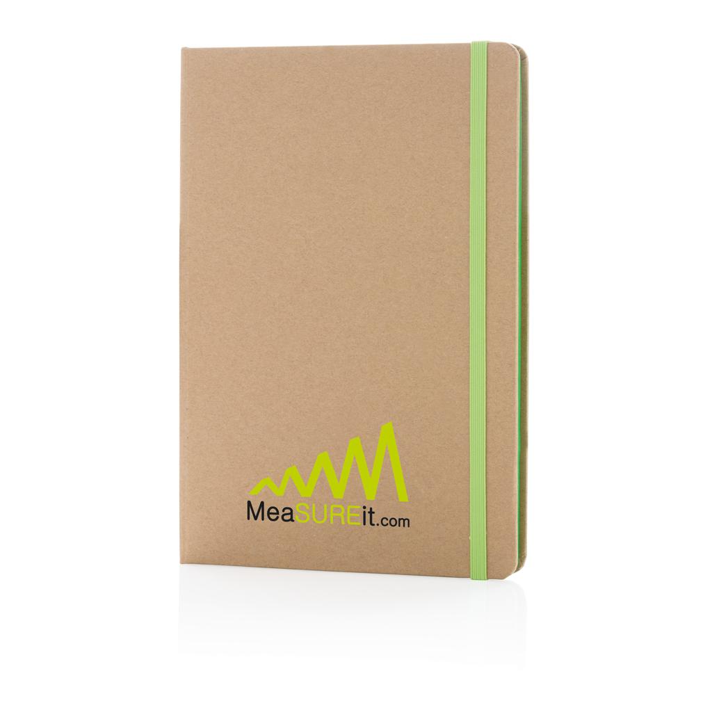 Carnet A5 din kraft green