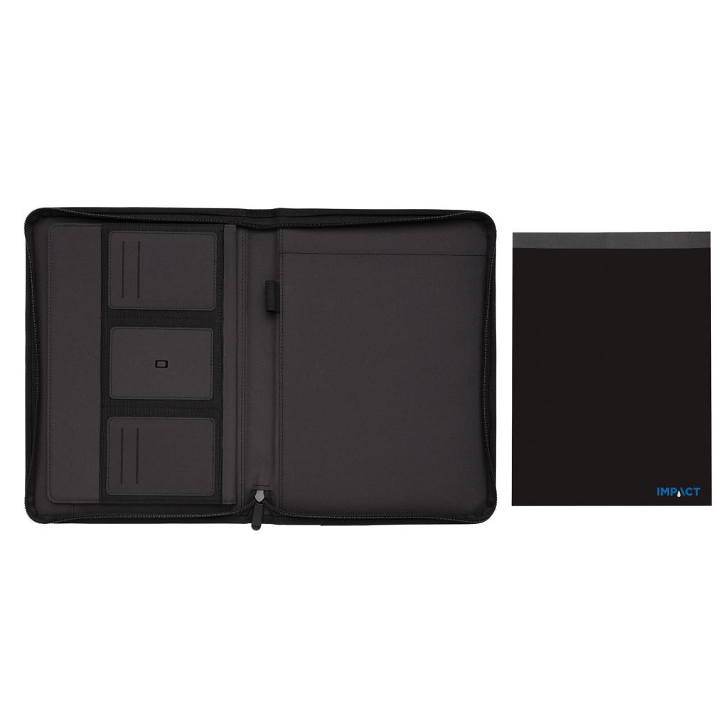 Portofoliu A4 cu fermoar Impact AWARE™ RPET black