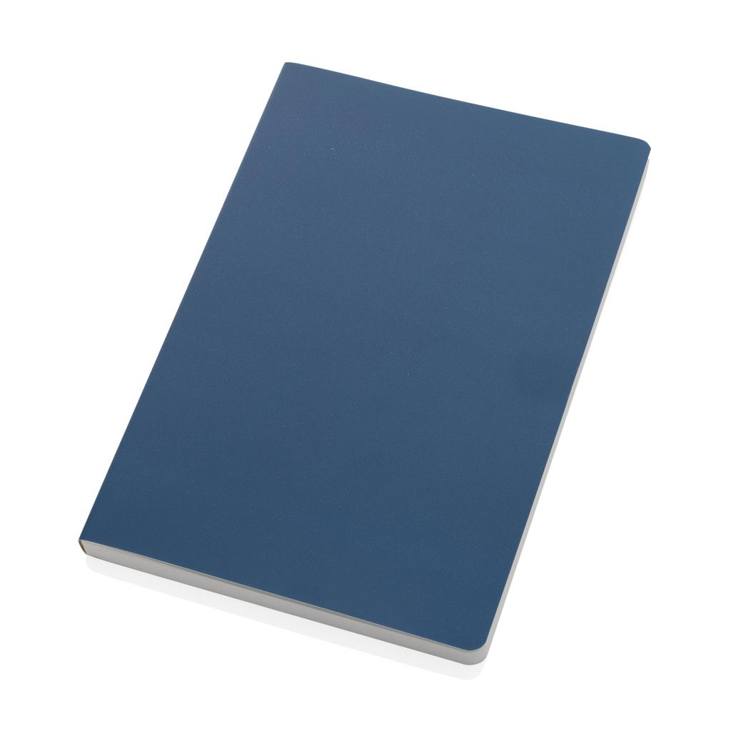 Carnet A5 cu copertă moale din hârtie de piatră Impact blue