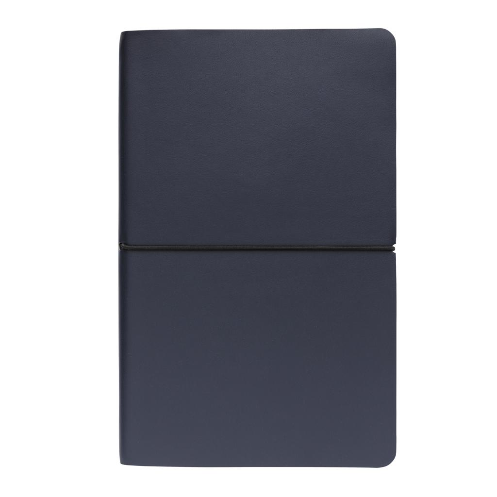 Carnet modern deluxe A5 cu copertă moale navy