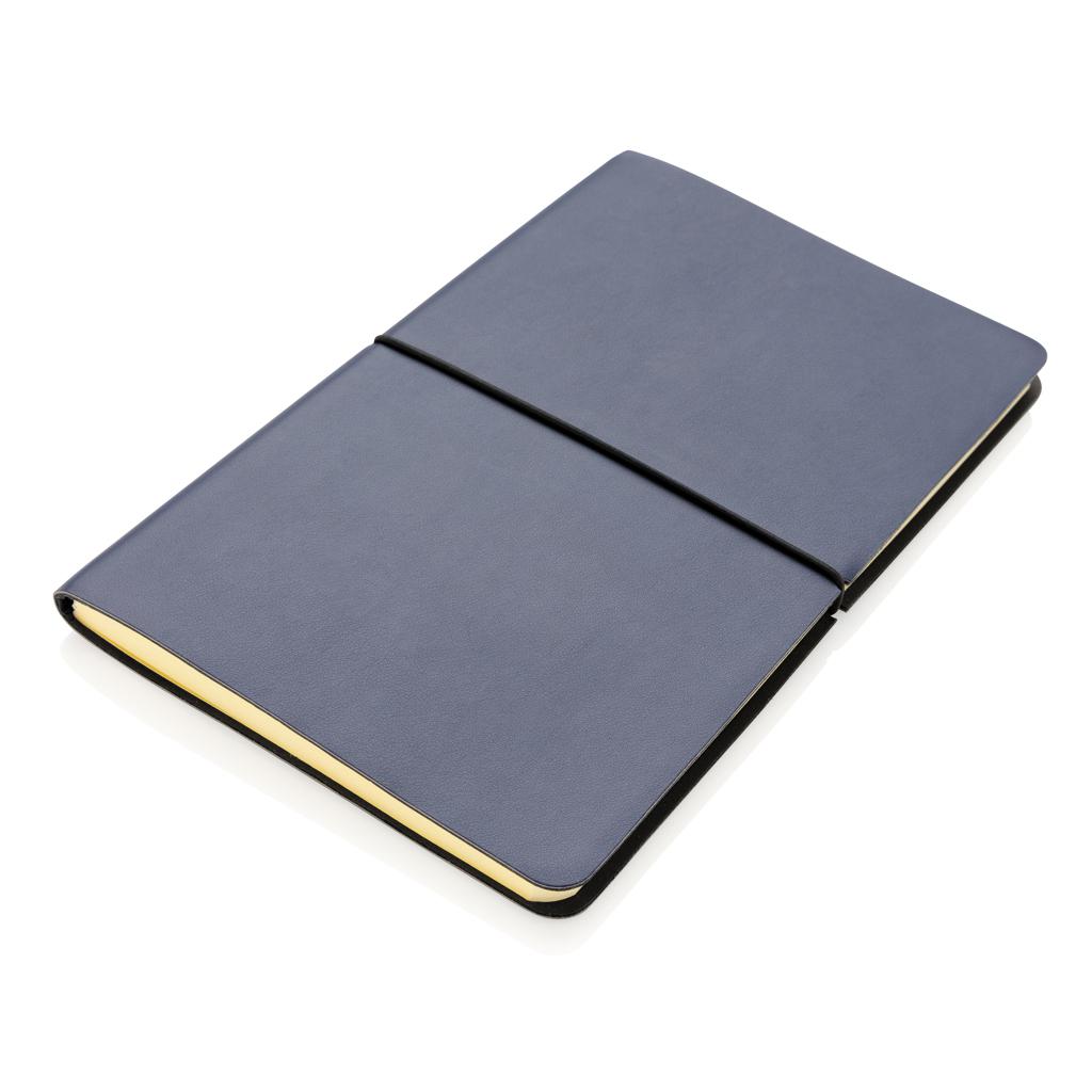Carnet modern deluxe A5 cu copertă moale navy