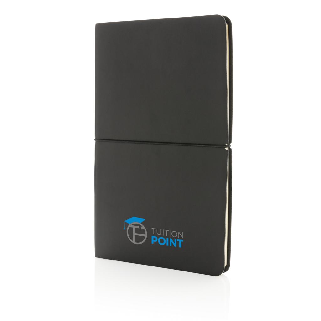 Carnet modern deluxe A5 cu copertă moale black