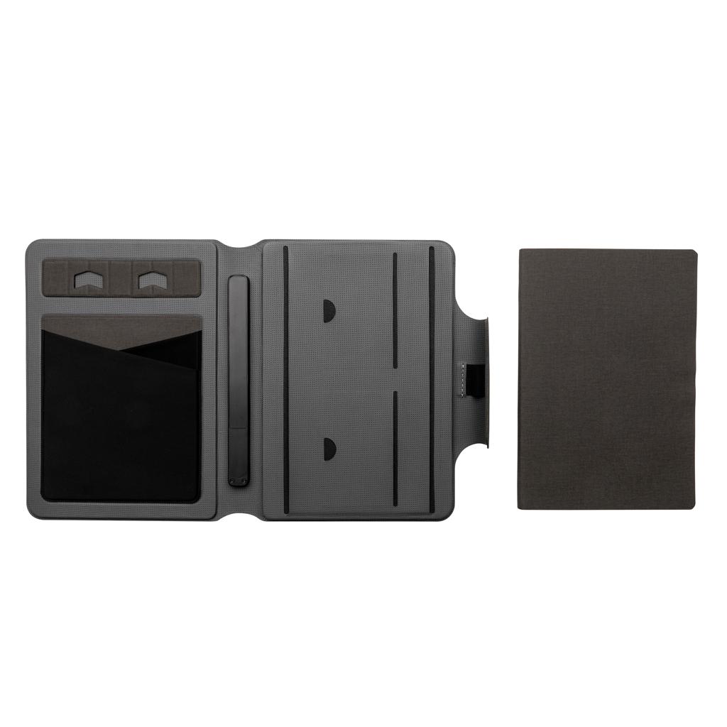 Carnet A5 cu încărcare wireless de 10W Artic Magnetic black