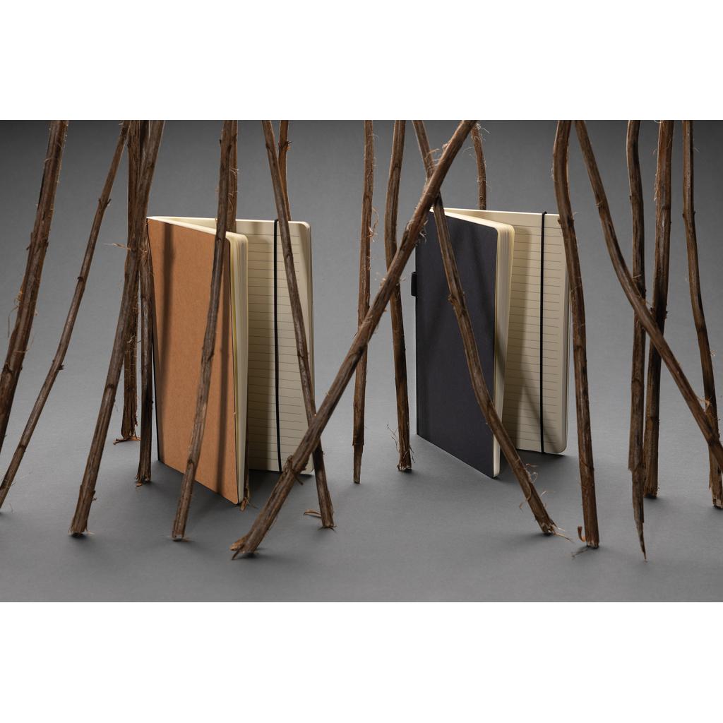 Carnet A5 deluxe cu copertă tare din kraft brown