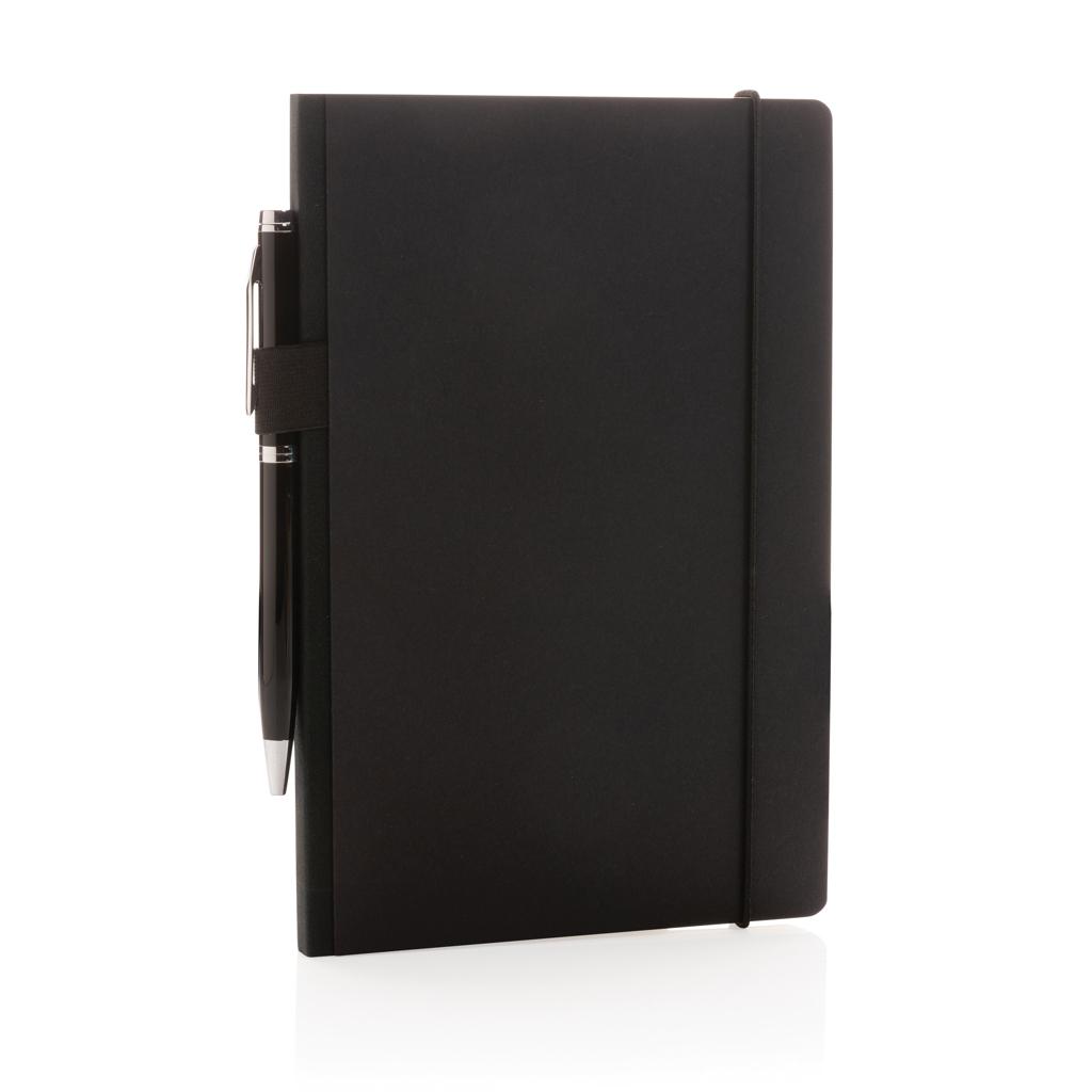 Carnet A5 deluxe cu copertă tare din kraft black