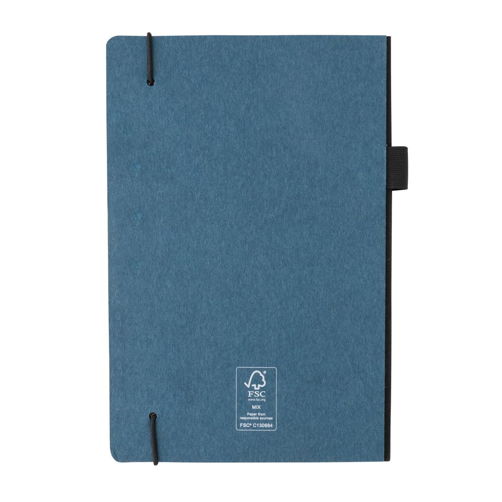 Carnet A5 deluxe cu copertă tare din kraft blue