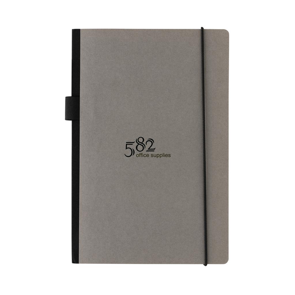 Carnet A5 deluxe cu copertă tare din kraft grey