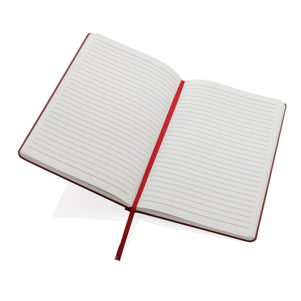 Carnet A5 cu copertă tare din hârtie de piatră Impact red