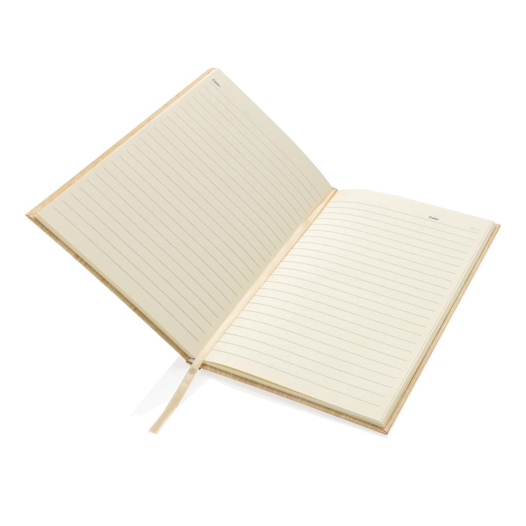 Carnet A5 cu imprimeu din lemn Kavana light brown