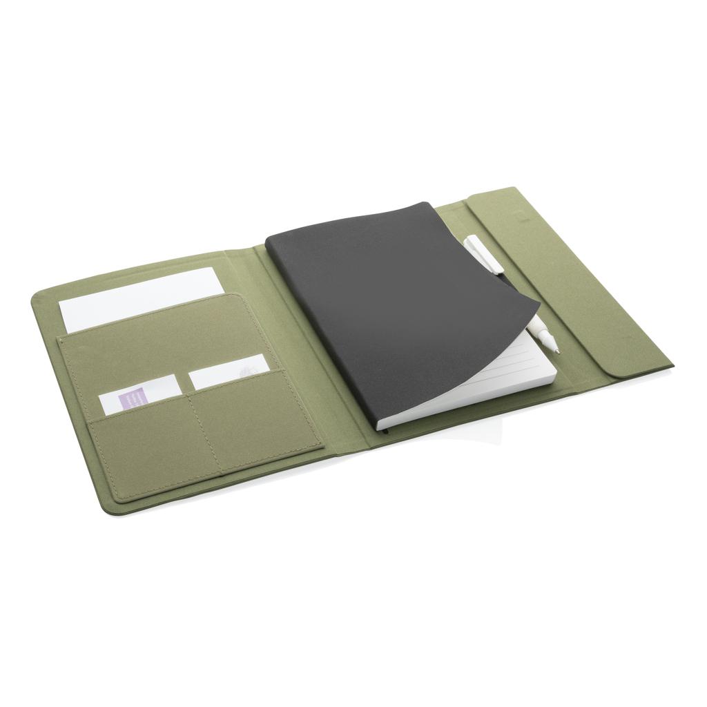 Carnet A5 cu închidere magnetică Impact Aware™ green