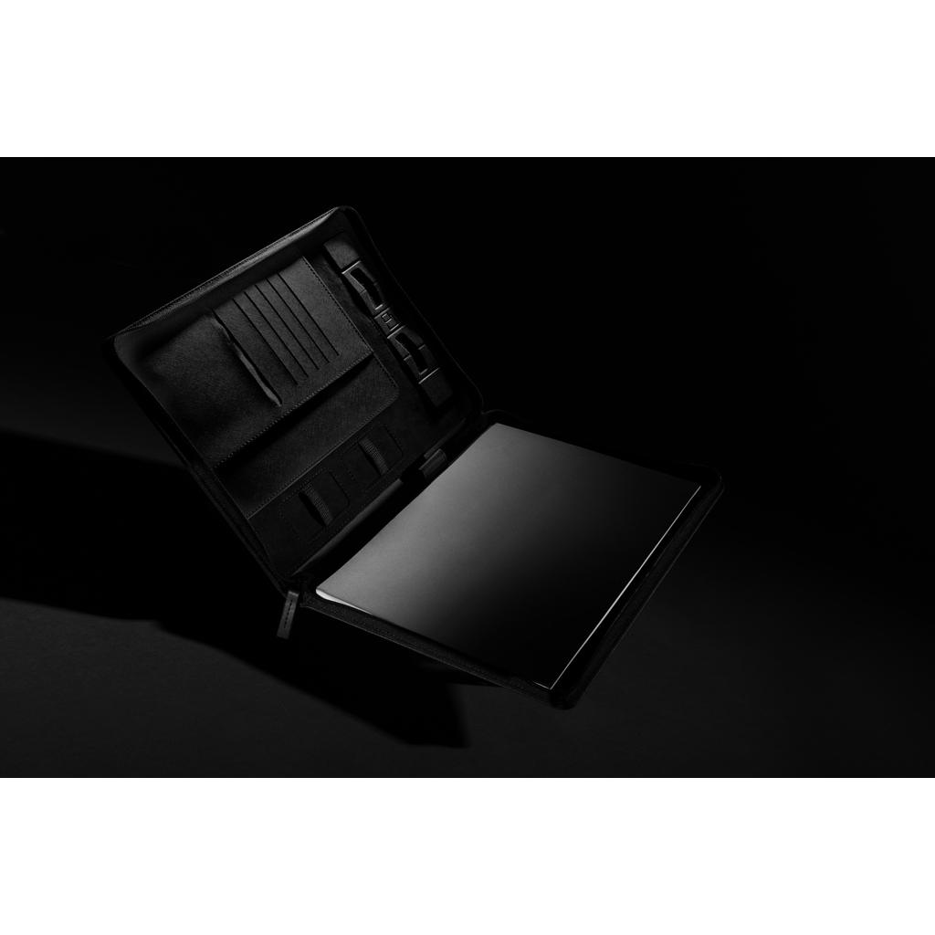 Portofoliu A4 RCS rPU cu fermoar Swiss Peak Heritage black