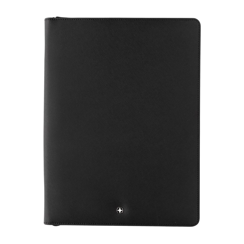 Portofoliu A4 RCS rPU cu fermoar Swiss Peak Heritage black