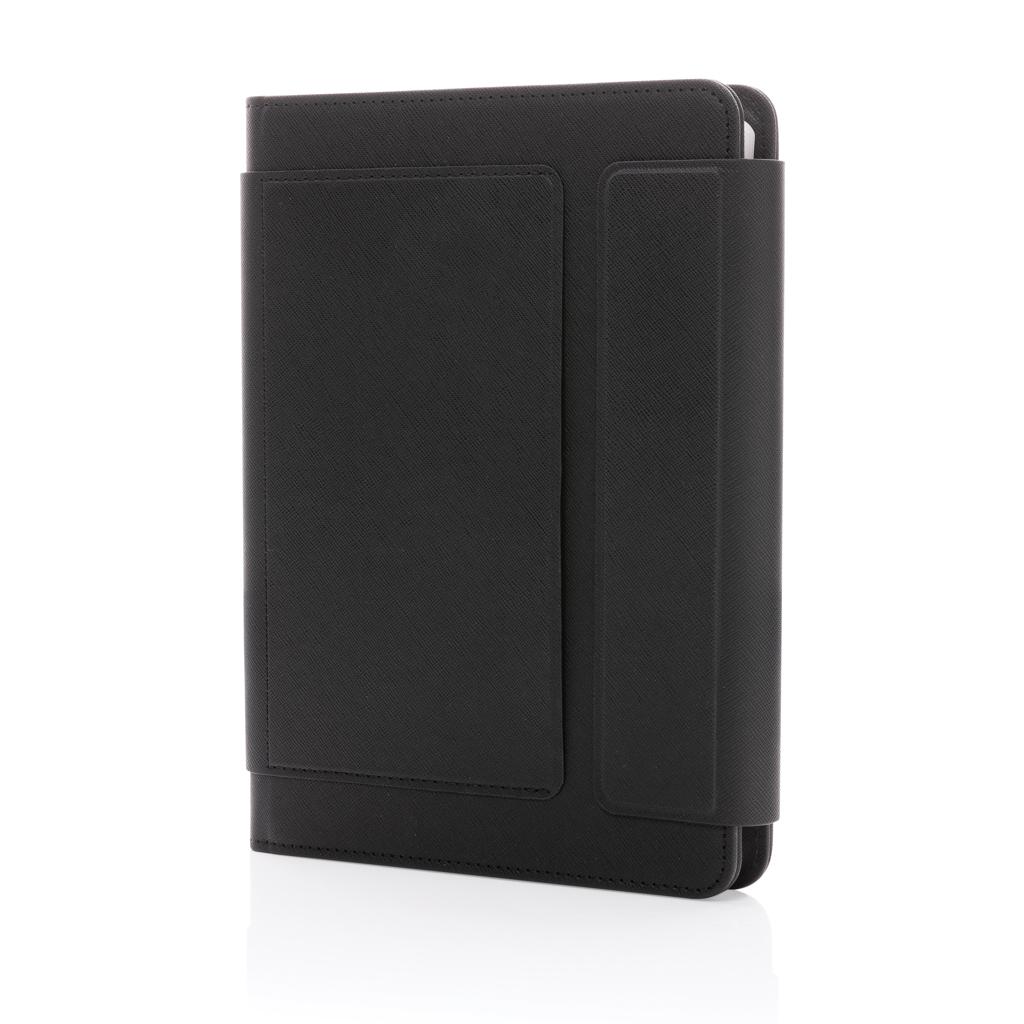 Portofoliu A5 RCS rPU cu hârtie de piatră Swiss Peak Heritage black