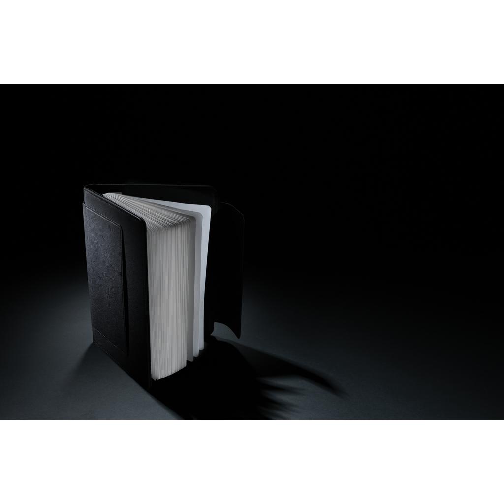 Portofoliu A5 RCS rPU cu hârtie de piatră Swiss Peak Heritage black