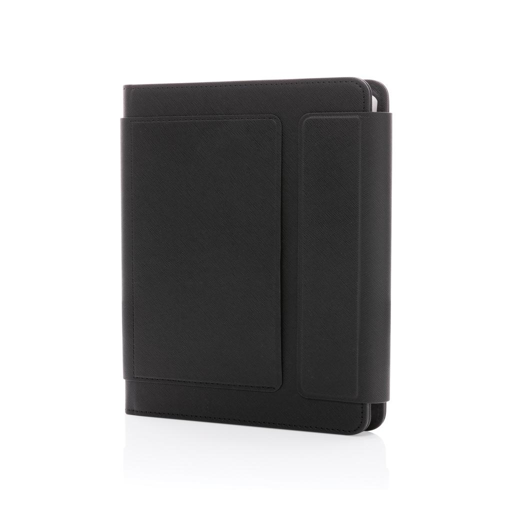 Portofoliu A5 RCS rPU cu hârtie de piatră Swiss Peak Heritage black