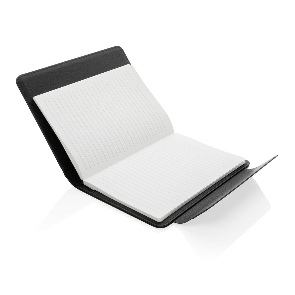 Portofoliu A5 RCS rPU cu hârtie de piatră Swiss Peak Heritage black