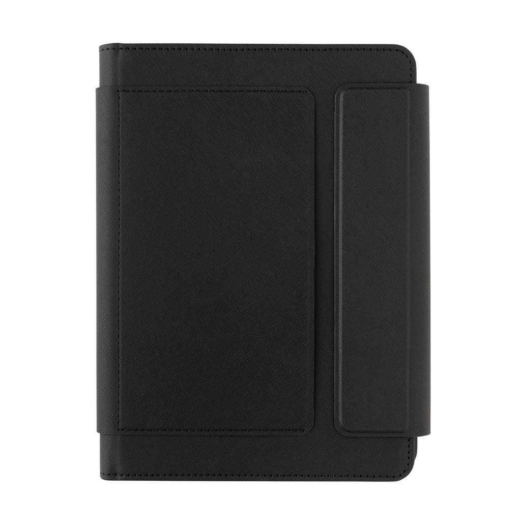 Portofoliu A5 RCS rPU cu hârtie de piatră Swiss Peak Heritage black