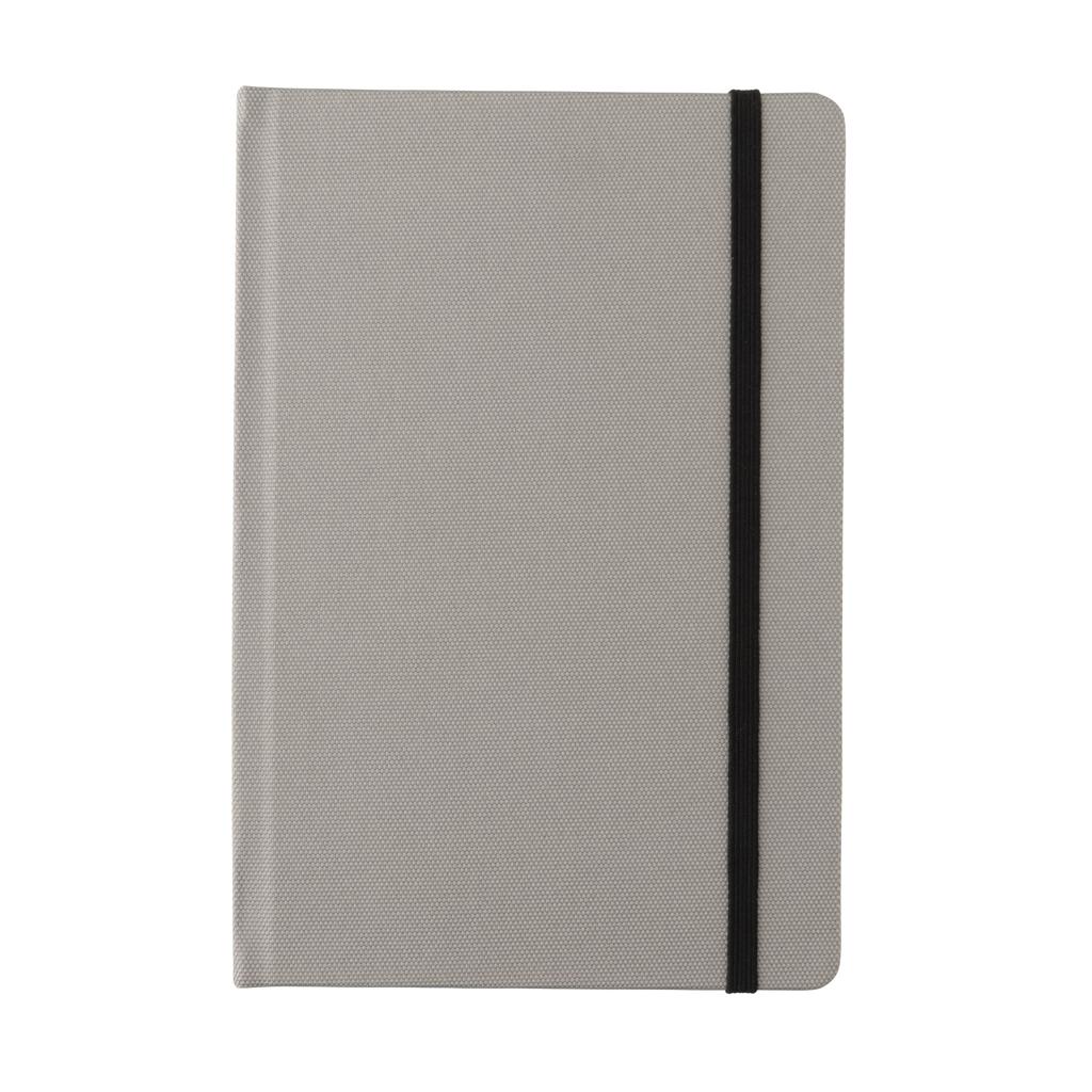 Carnet A5 din RPET certificat GRS grey