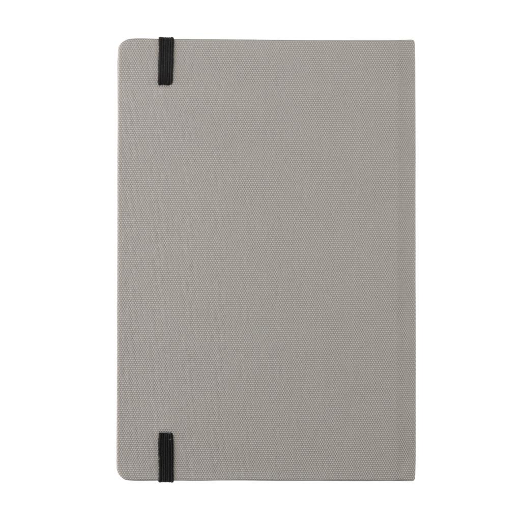 Carnet A5 din RPET certificat GRS grey
