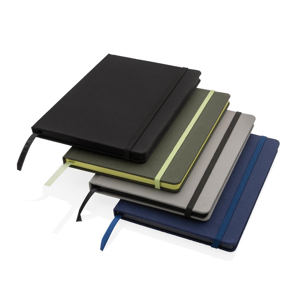 Carnet A5 din RPET certificat GRS grey