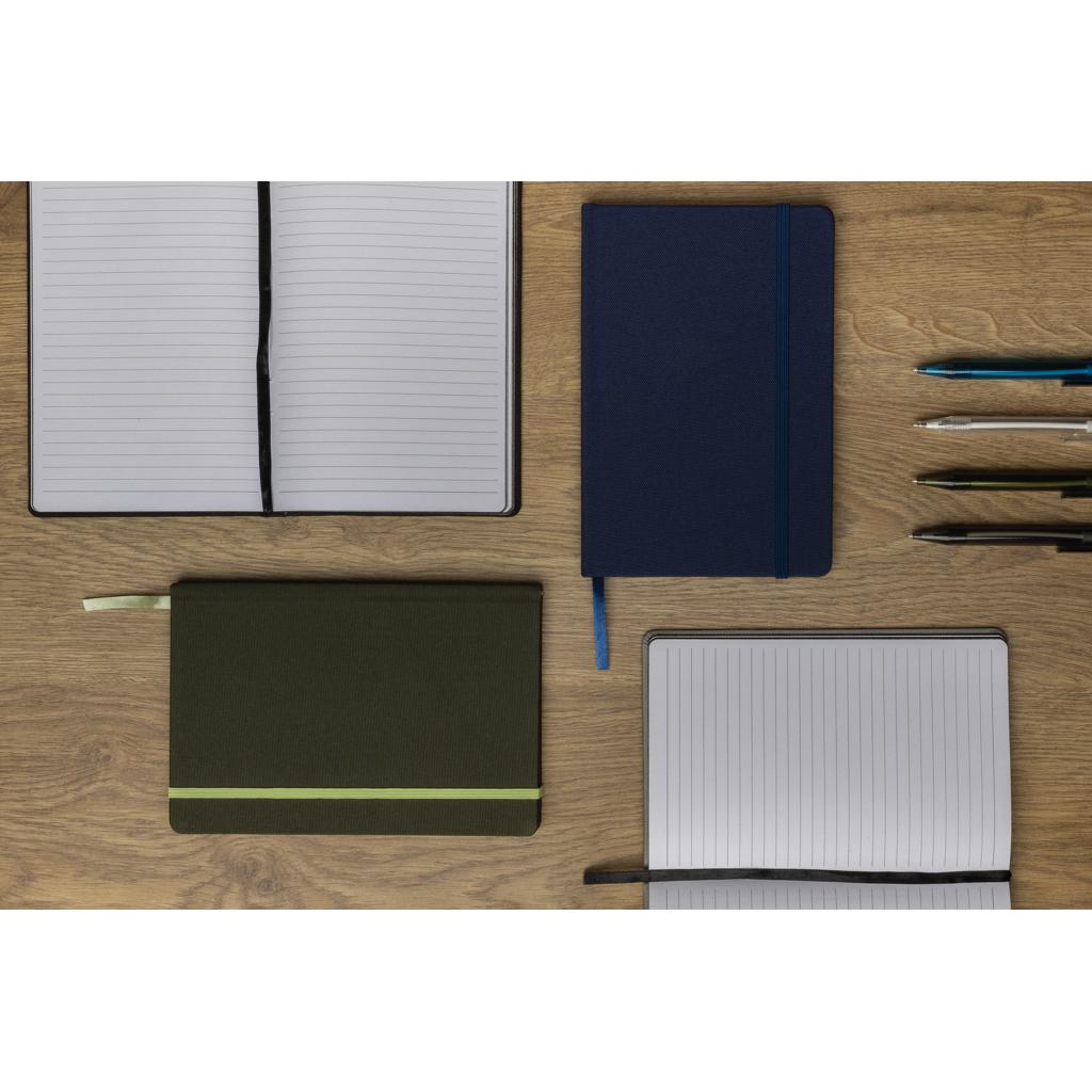 Carnet A5 din RPET certificat GRS black