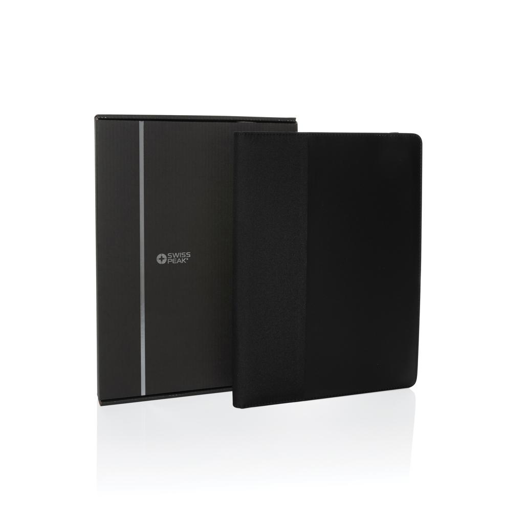 Portofoliu A4 Swiss Peak Script AWARE™ black