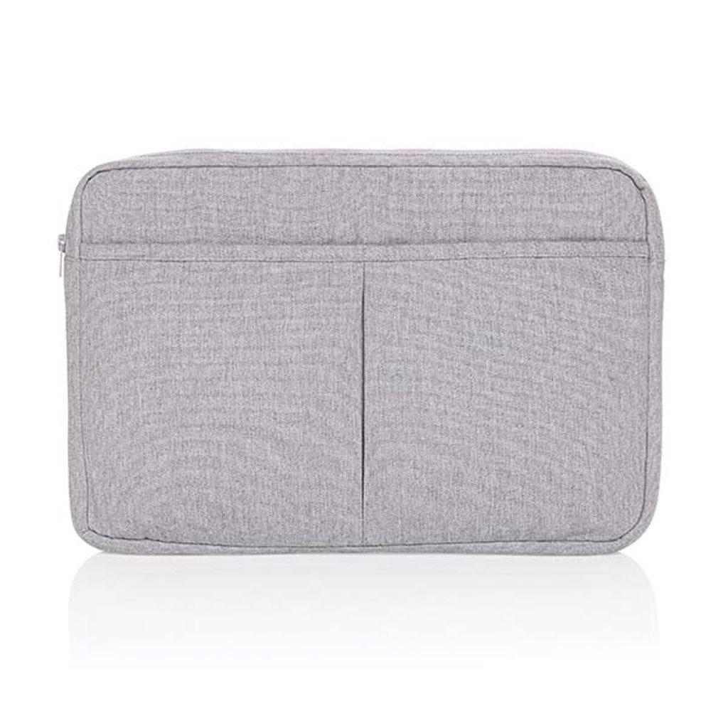 Husă pentru laptop de 15,6 inch din bumbac reciclat Laluka AWARE™ grey