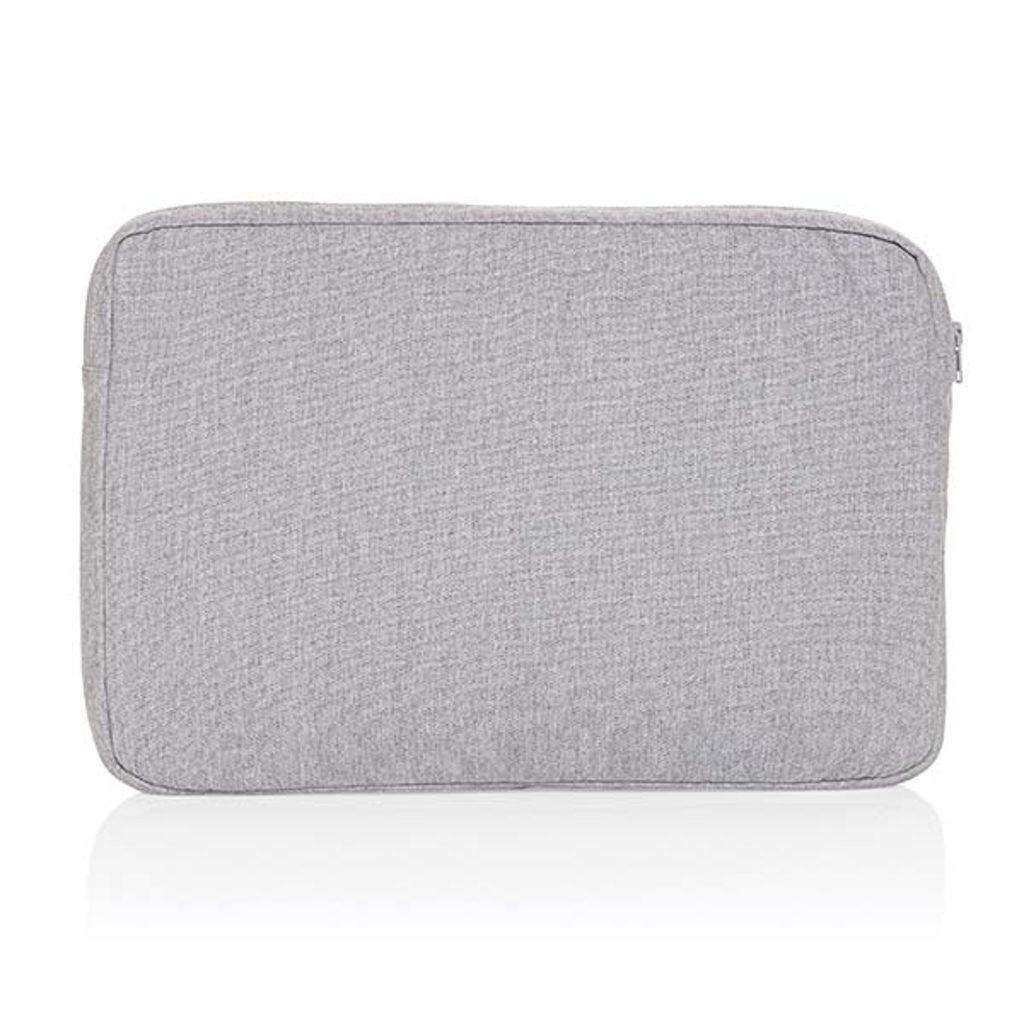 Husă pentru laptop de 15,6 inch din bumbac reciclat Laluka AWARE™ grey