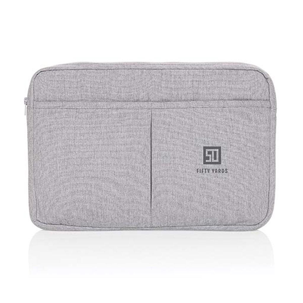 Husă pentru laptop de 15,6 inch din bumbac reciclat Laluka AWARE™ grey