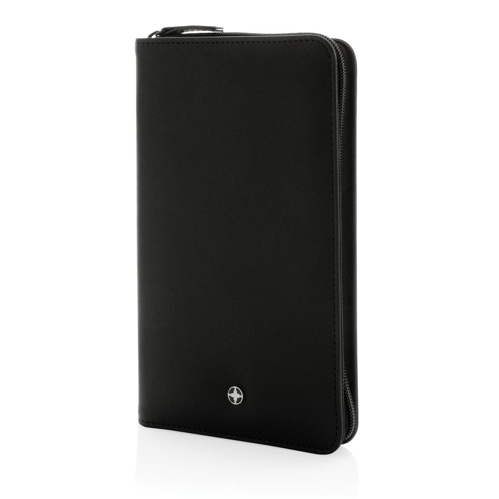 Portofel de călătorie RCS rPU RFID Swiss Peak Heritage  black