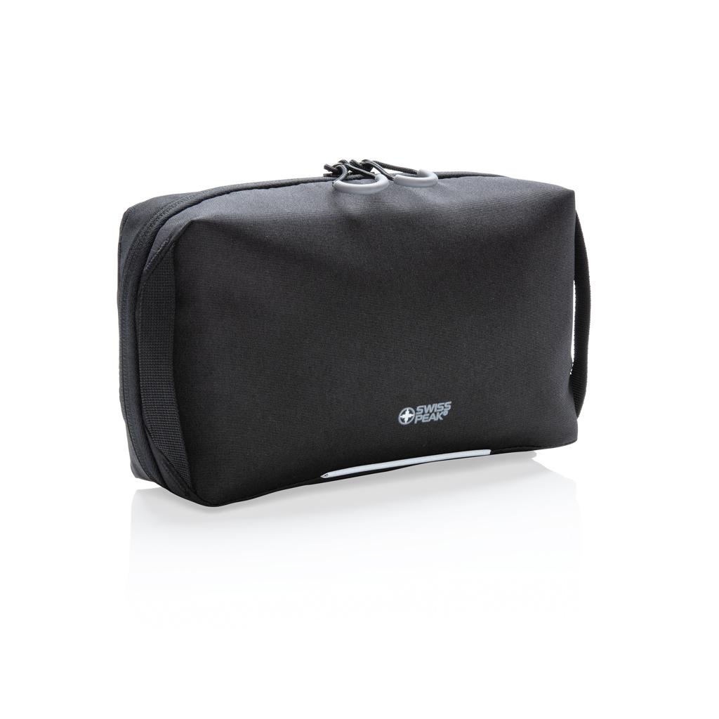 Organizator tech, fără PVC Swiss Peak AWARE™ black