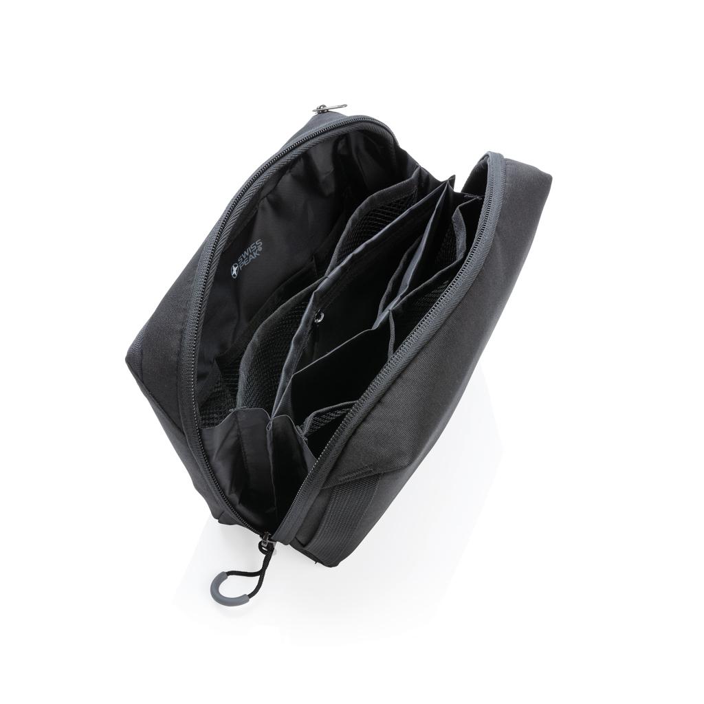 Organizator tech, fără PVC Swiss Peak AWARE™ black